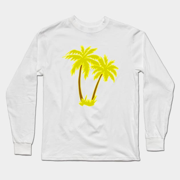 SoCal Palm Trees Long Sleeve T-Shirt by Nerdpins